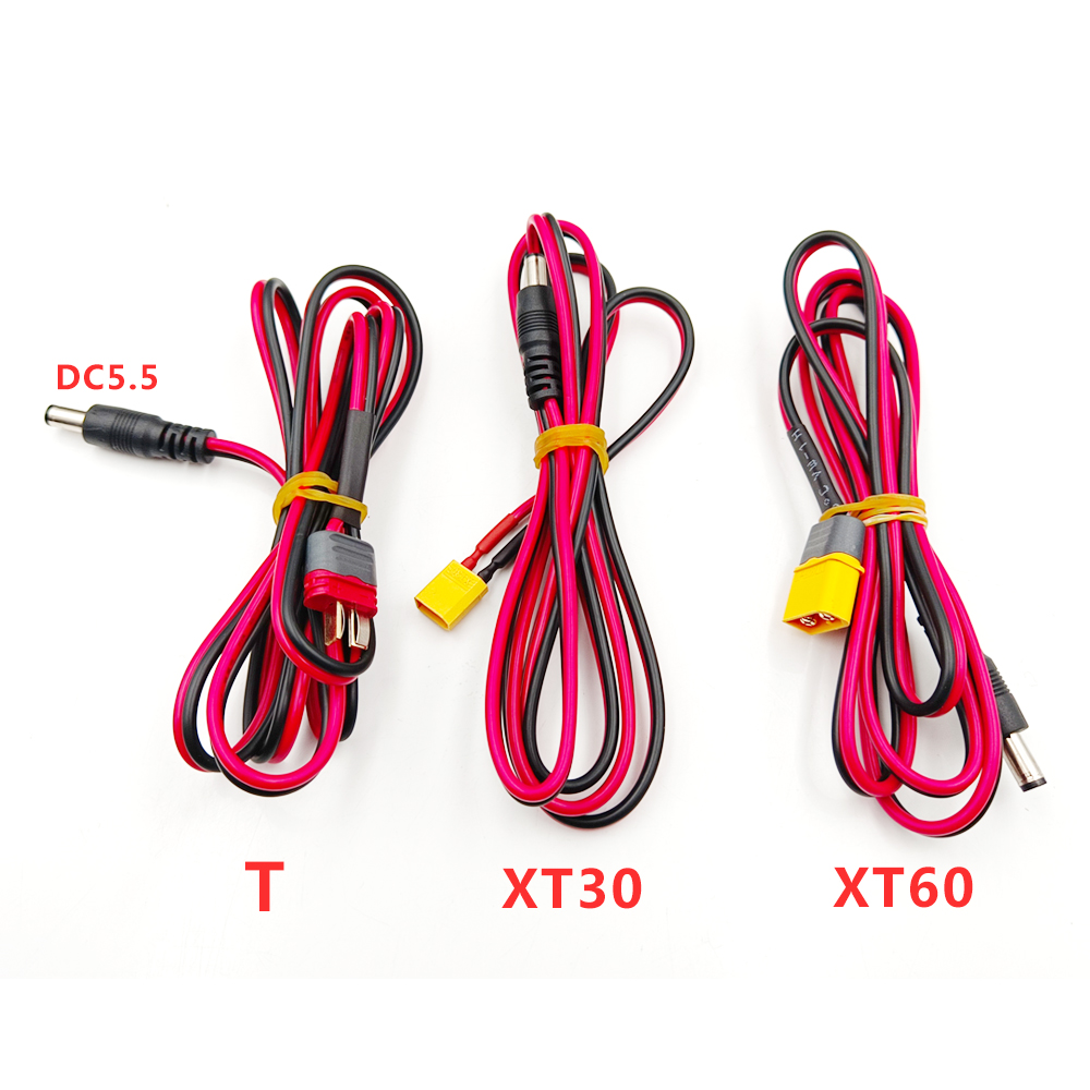 Drone Racing Gate - ปลั๊ก XT30 XT60 1ชิ้นหัวต่อตัวผู้กับตัวผู้ DC5.5 *