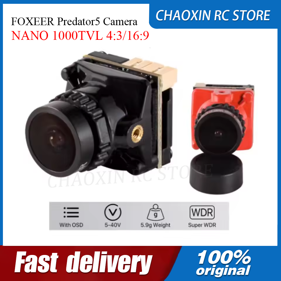 Drone Racing Battery - กล้อง FOXEER Predator5 NANO 1000TVL อัตราส่วนภาพ