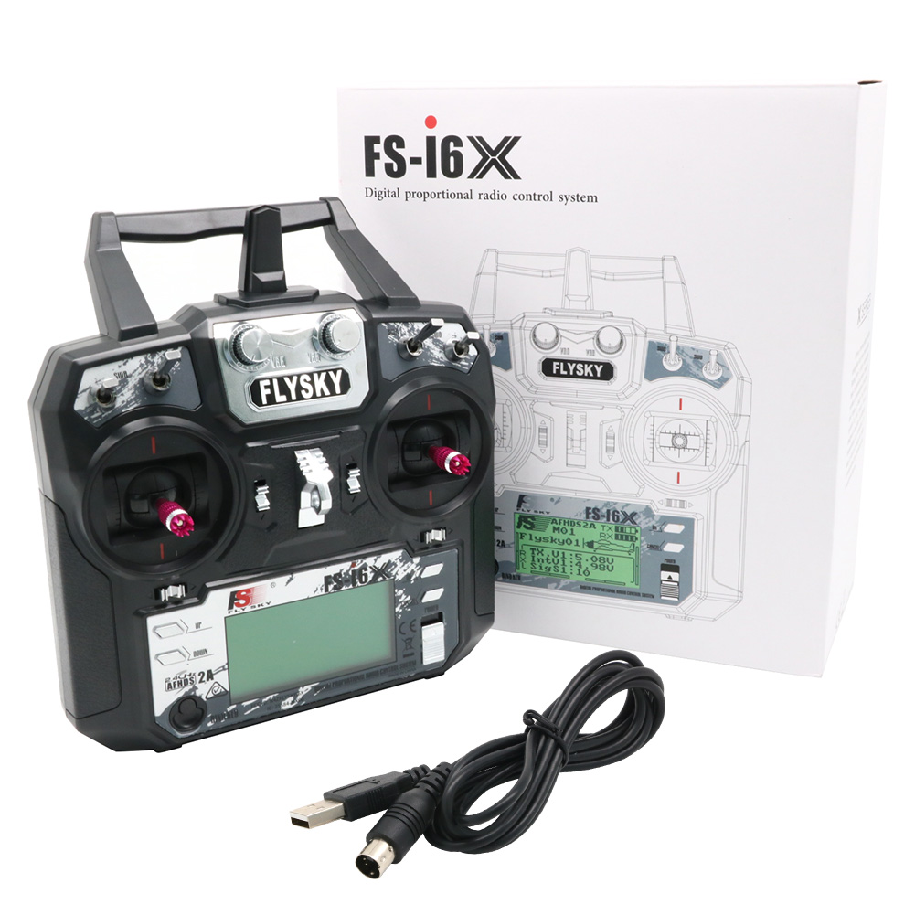 เครื่องส่งสัญญาณ FLYSKY FS-i6X - Drone Racing Battery บทวิจารณ์และราคา