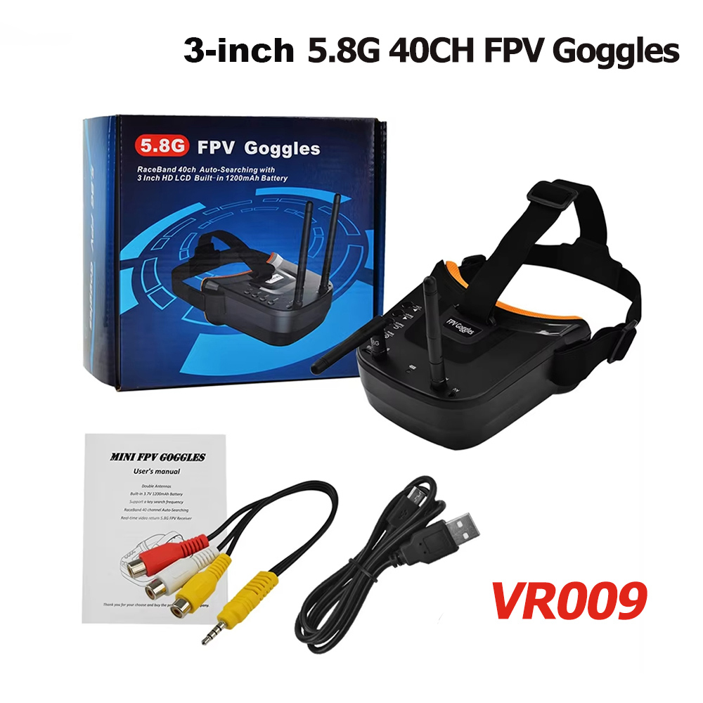 แว่นตา VR009 FPV สำหรับถ่ายวิด - Drone Racing Goggles บทวิจารณ์และราคา
