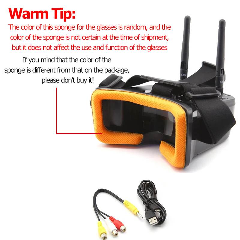 แว่นตา VR009 FPV สำหรับถ่ายวิด - Drone Racing Goggles บทวิจารณ์และราคา